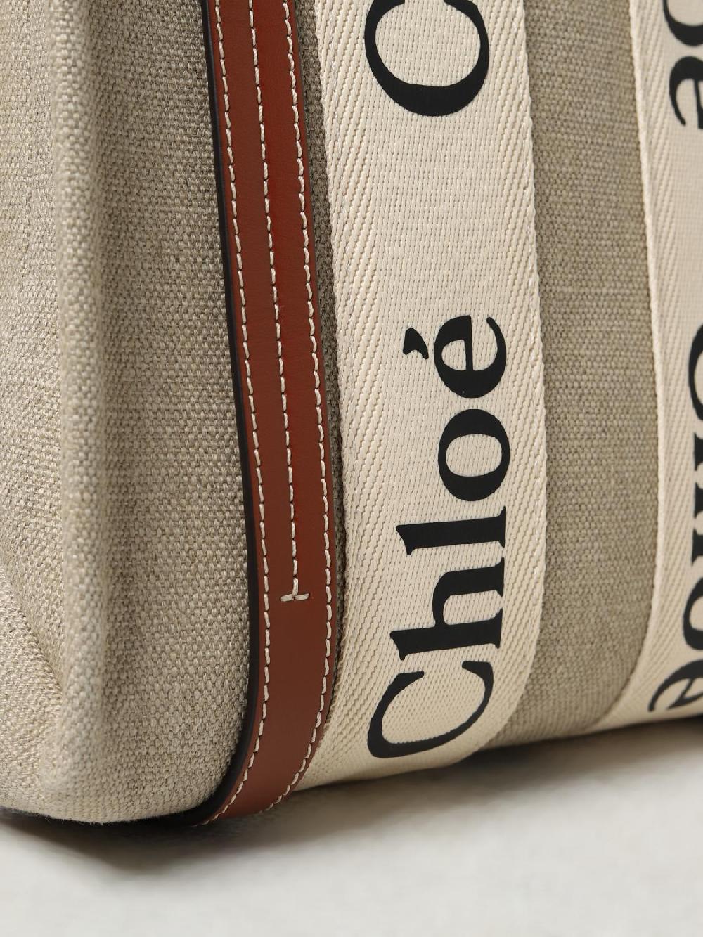 Giglio Borsa Chloé In Canvas E Pelle