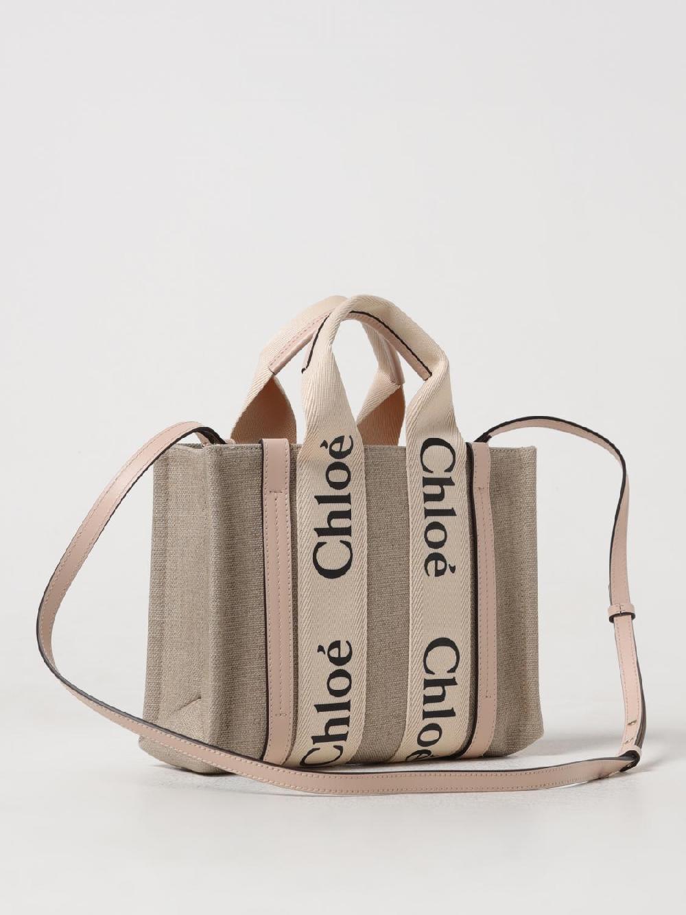 Giglio Borsa Chloé In Canvas E Pelle
