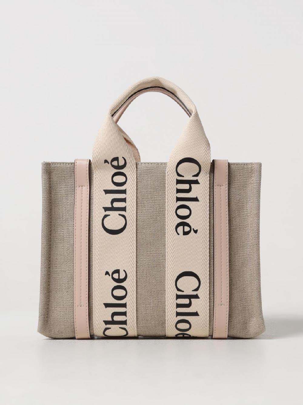 Giglio Borsa Chloé in canvas e pelle