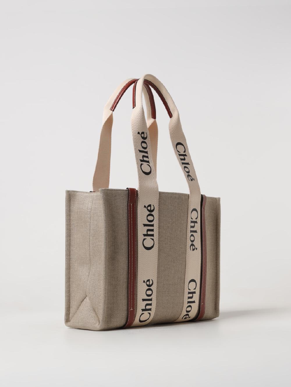 Giglio Borsa Chloè In Canvas E Pelle