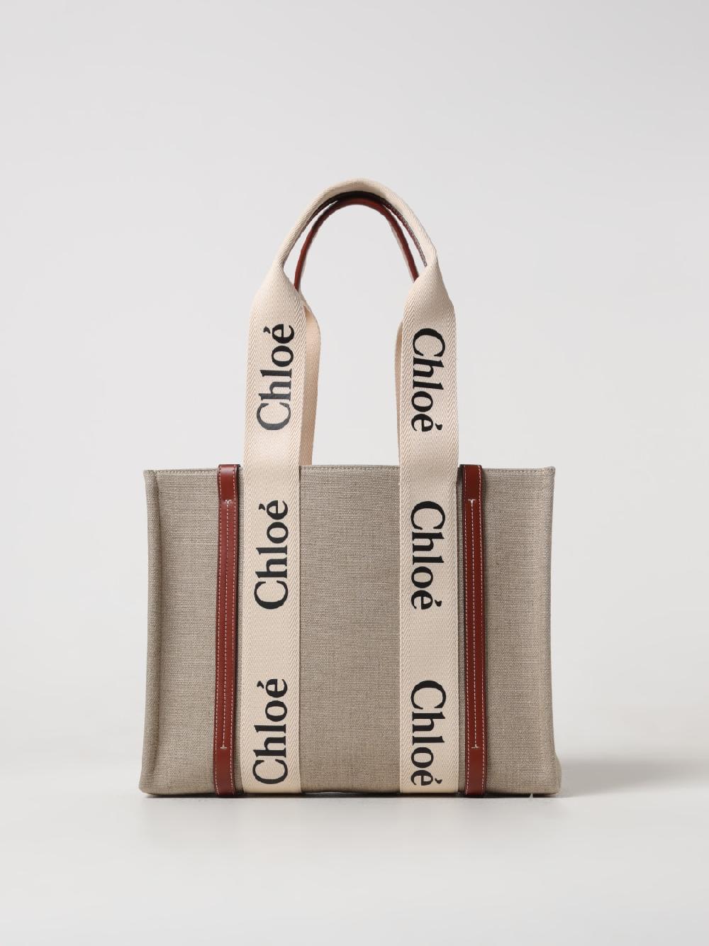 Giglio Borsa Chloè in canvas e pelle