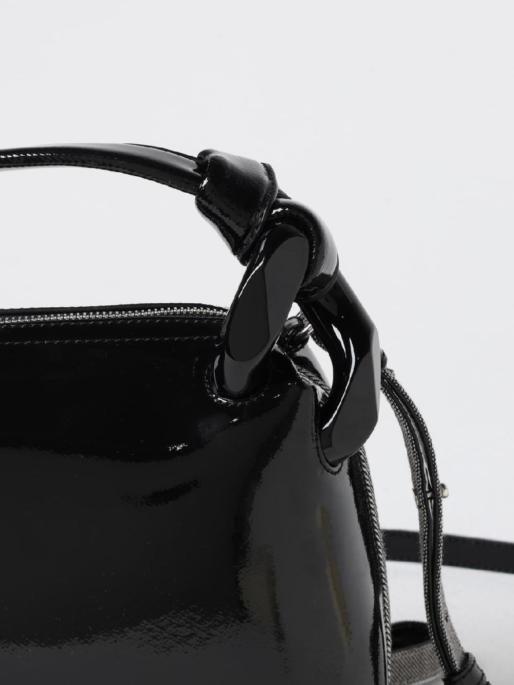 Giglio Borsa Corner JW Anderson In Vernice E Denim