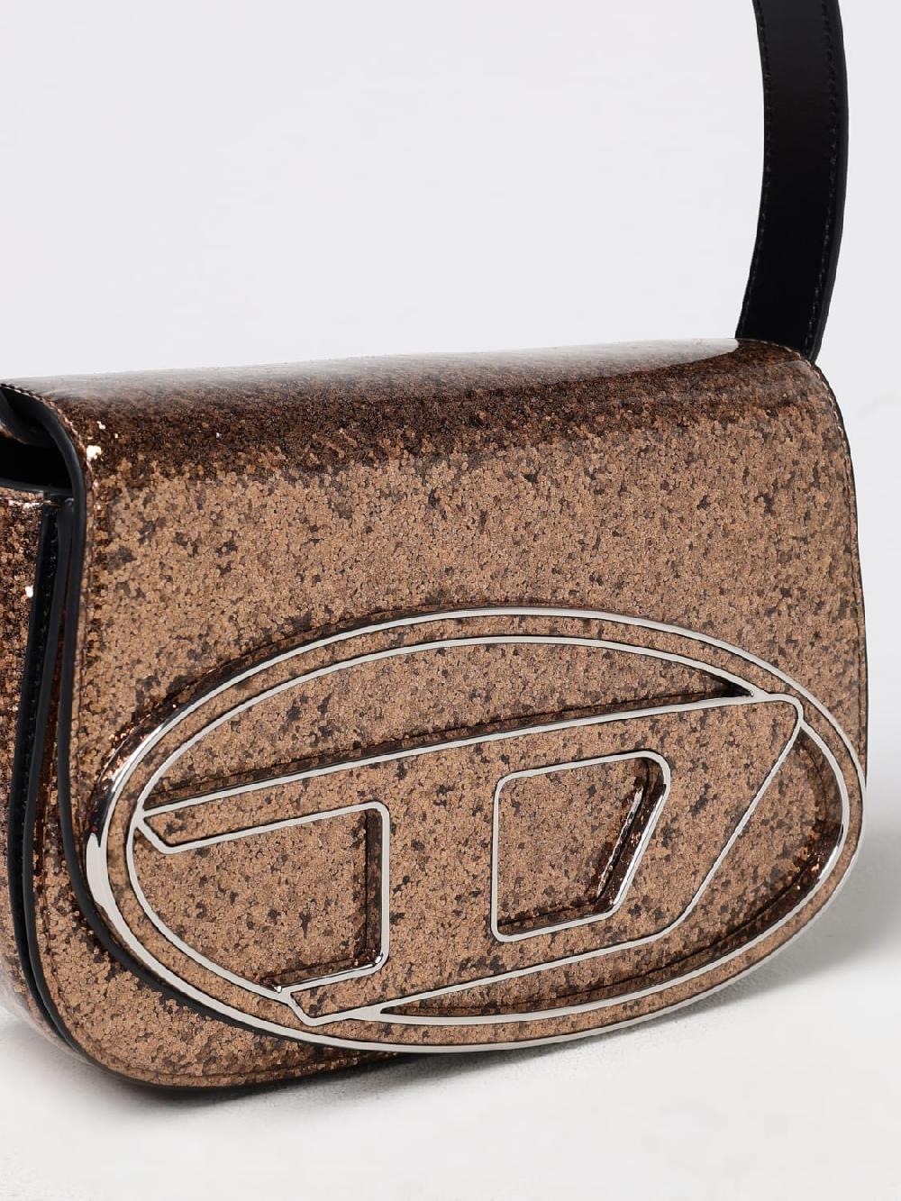 Giglio Borsa Diesel In Vernice Con Glitter