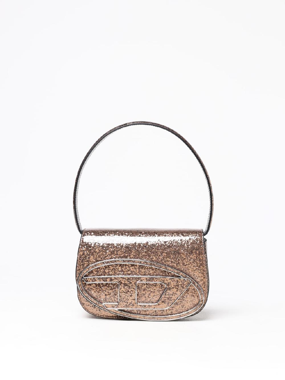 Giglio Borsa Diesel in vernice con glitter
