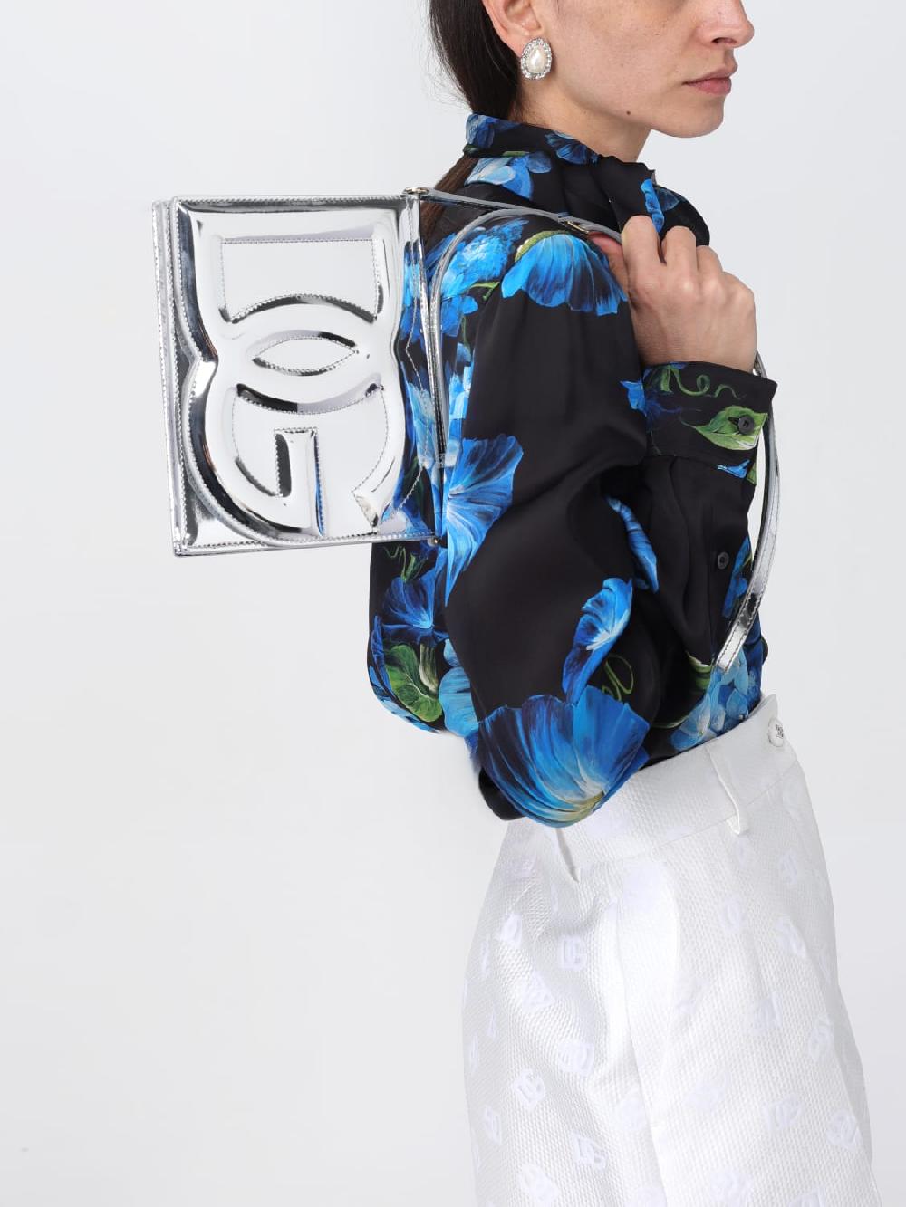 Giglio Borsa Dolce & Gabbana In Pelle Laminata