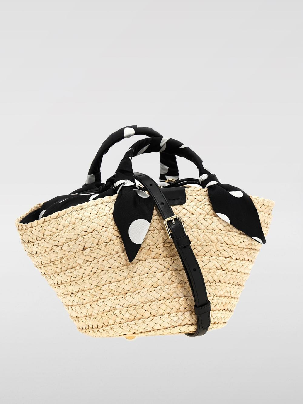 Giglio Borsa Dolce & Gabbana In Rafia Intrecciata