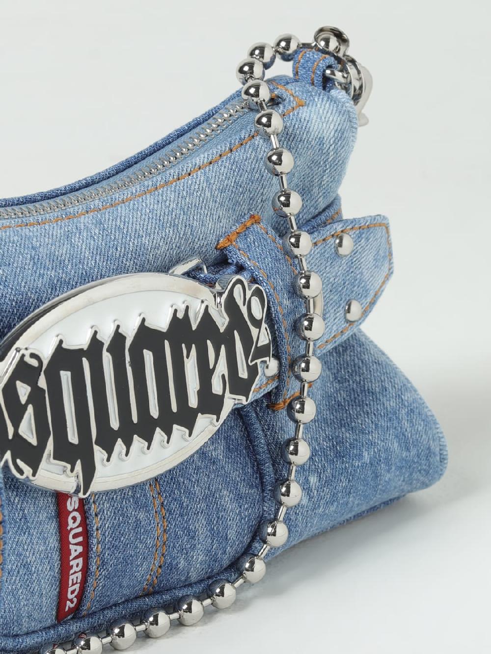 Giglio Borsa Dsquared2 In Denim Con Logo