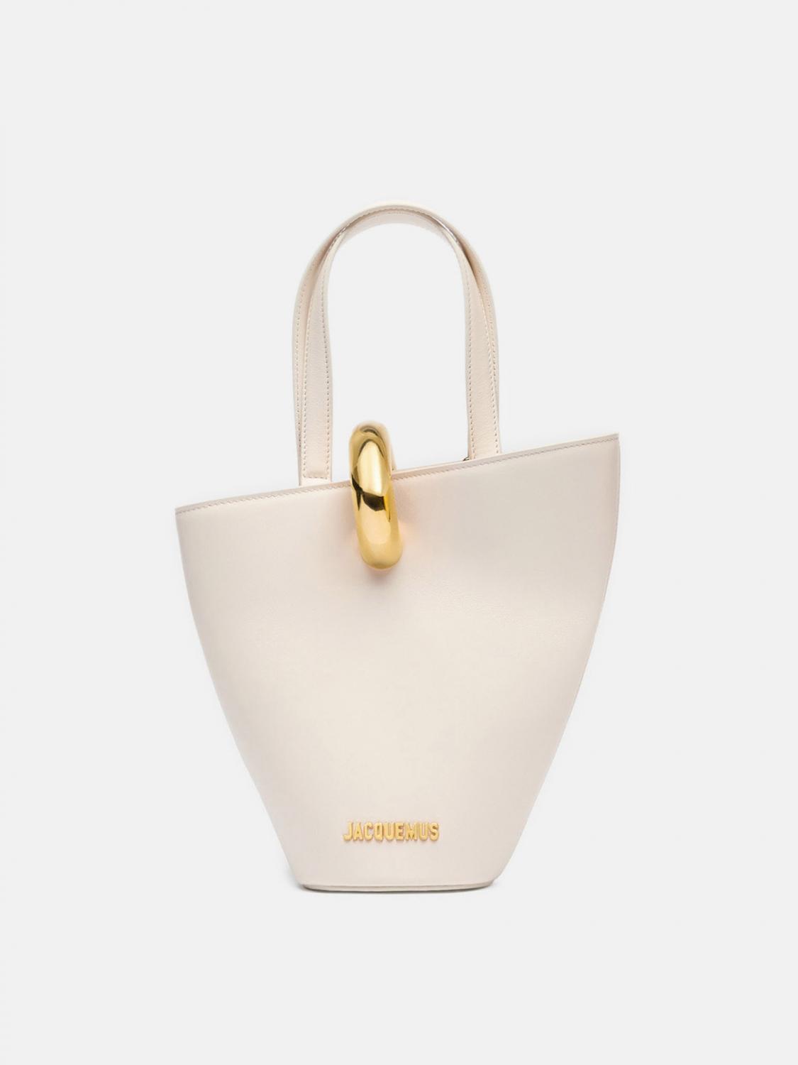 Giglio Borsa e Petit Bambola Jacquemus in pelle