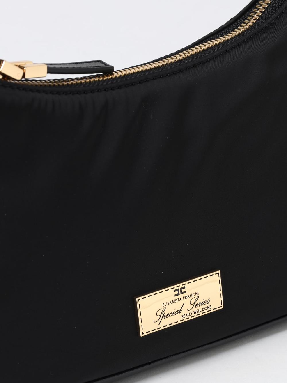 Giglio Borsa Elisabetta Franchi In Nylon Con Logo