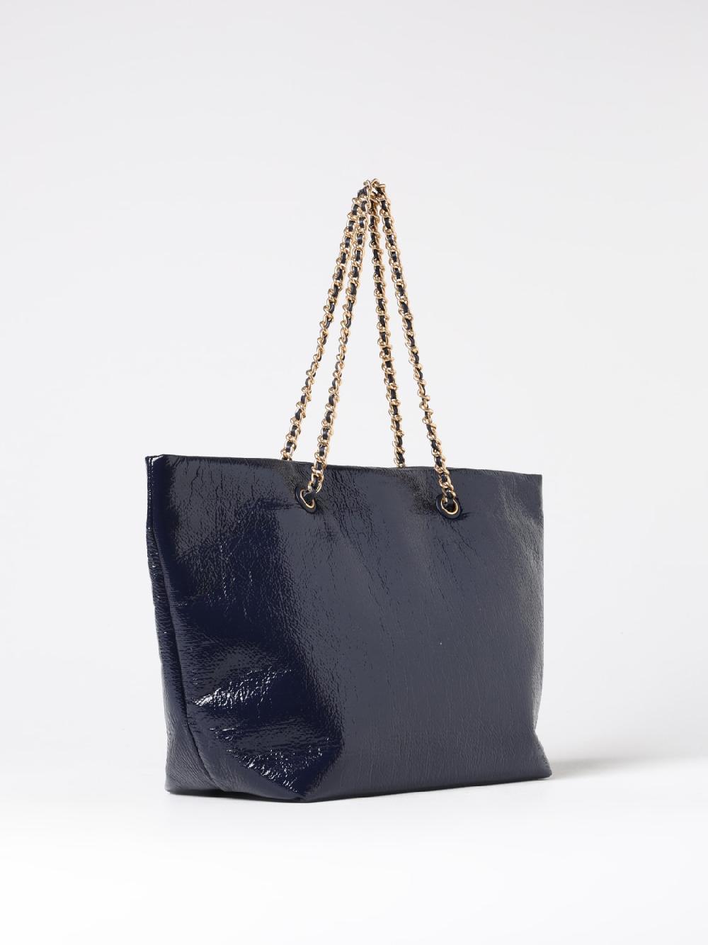 Giglio Borsa Ella Tory Burch In Vernice Increspata