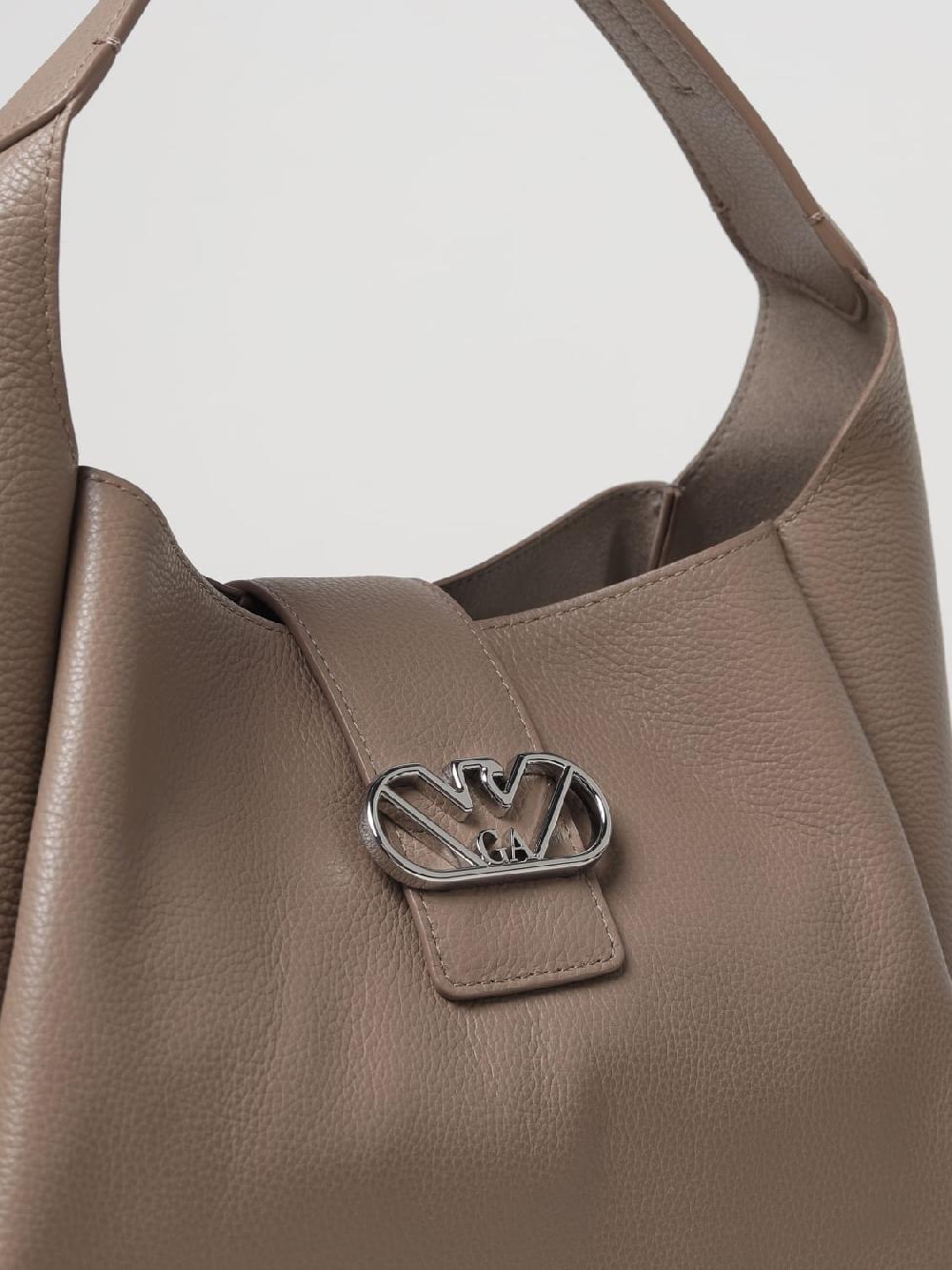 Giglio Borsa Emporio Armani In Pelle A Grana