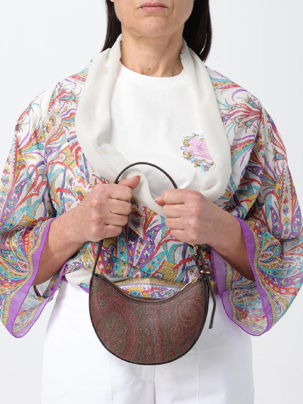 Giglio Borsa Etro In Cotone Spalmato Paisley