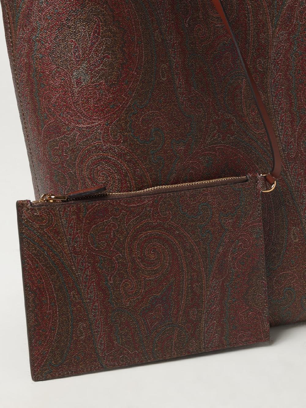 Giglio Borsa Etro In Cotone Spalmato Paisley