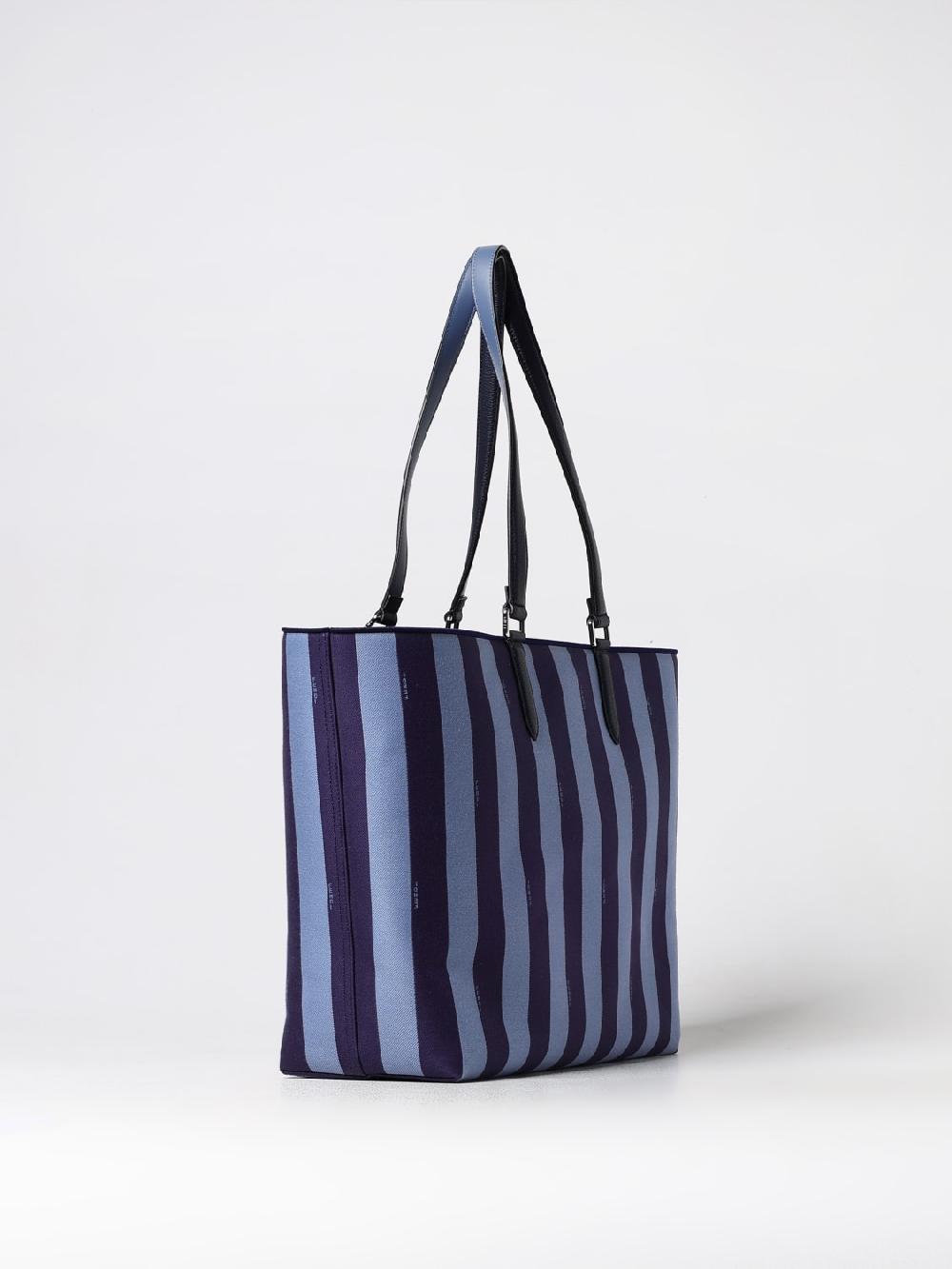 Giglio Borsa Fendi In Tessuto FF Jacquard E Pelle