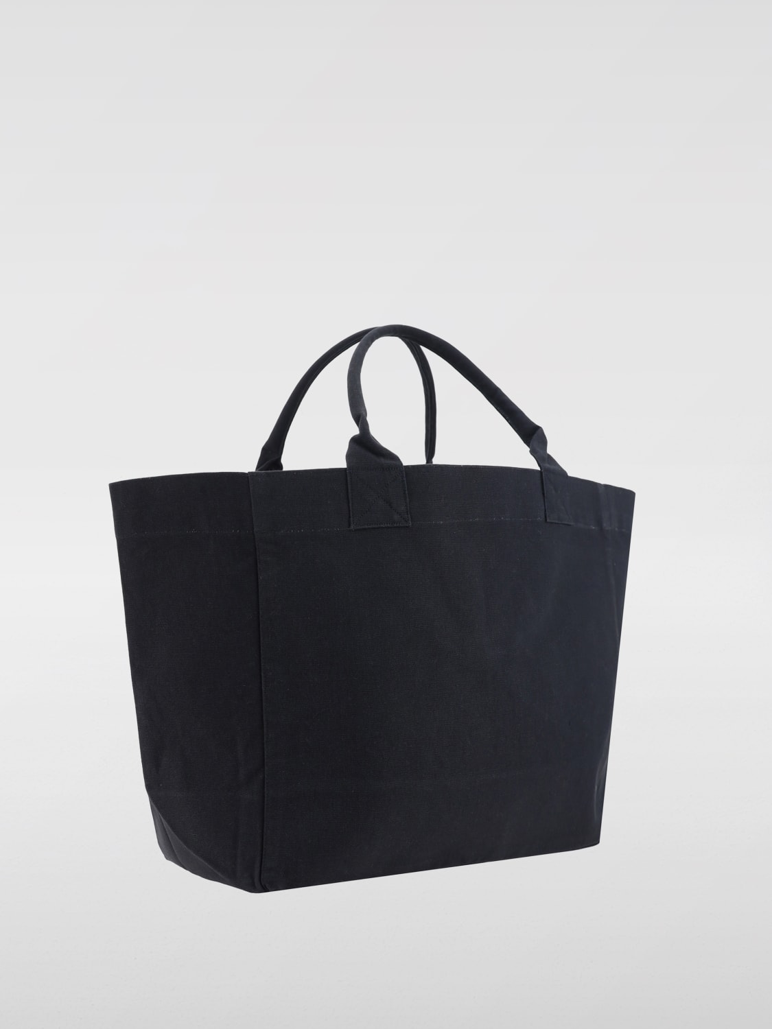 Giglio Borsa Ganni In Canvas Con Logo Ricamato