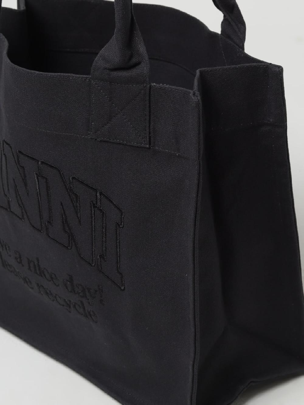 Giglio Borsa Ganni In Canvas Di Cotone