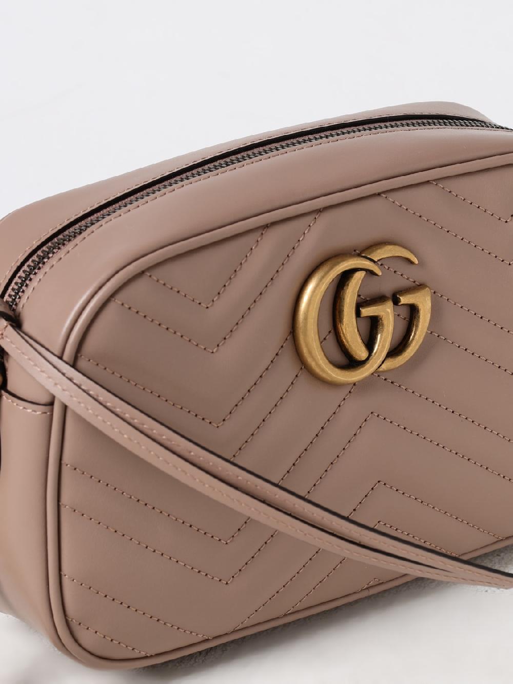 Giglio Borsa GG Marmont Gucci In Nappa Matelassè