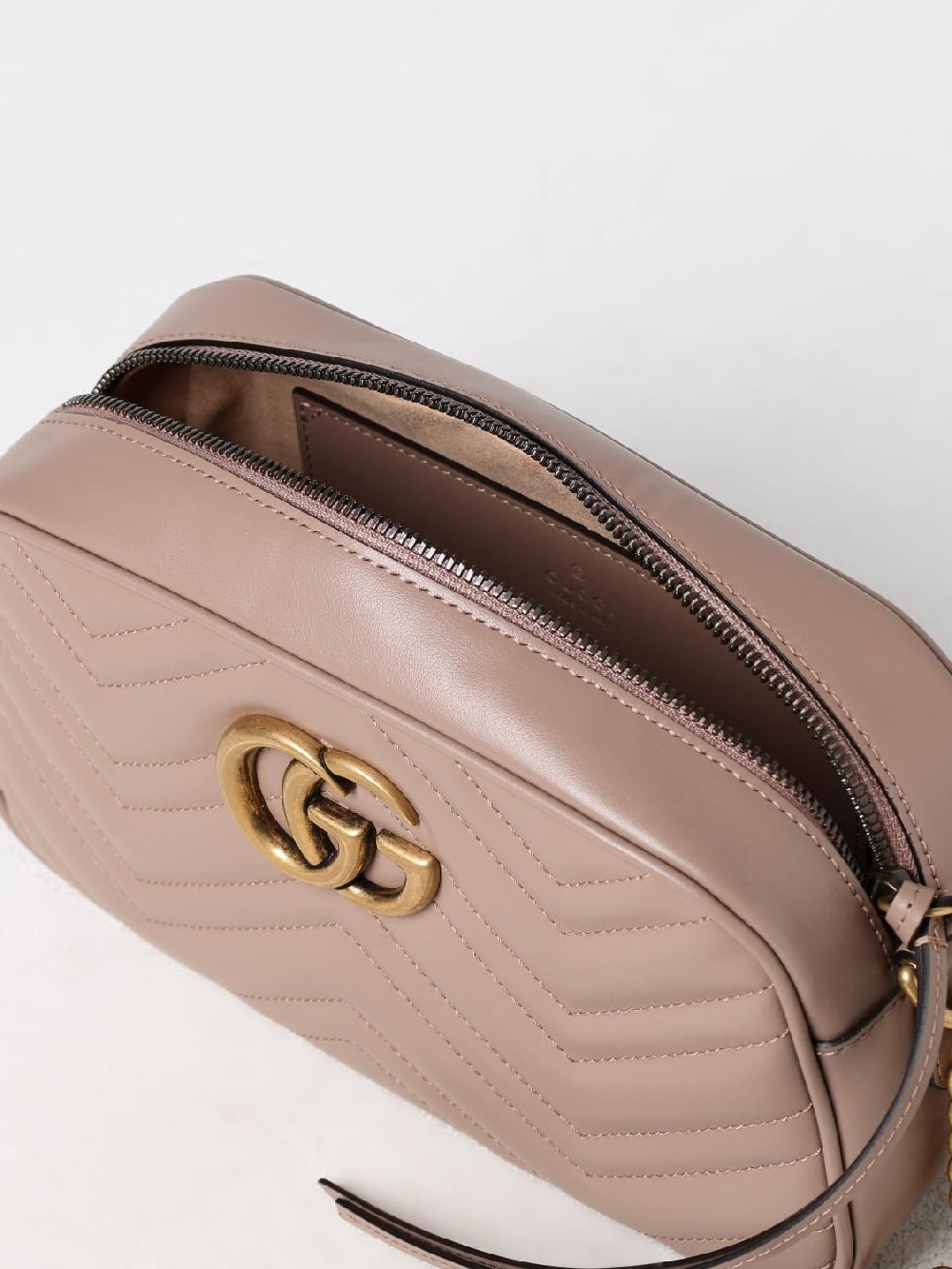 Giglio Borsa GG Marmont Gucci In Nappa Matelassè