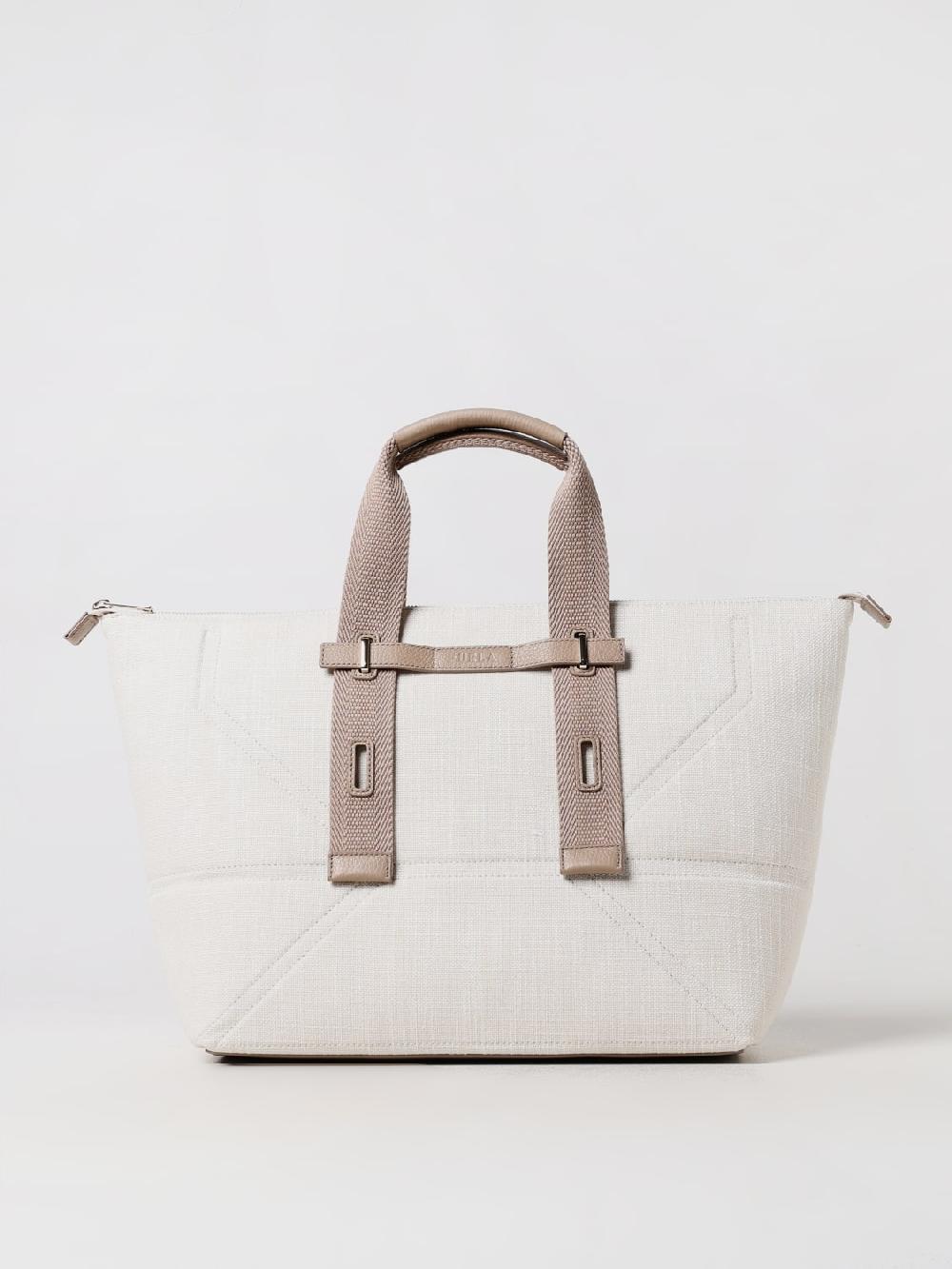 Giglio Borsa Giove Furla in canvas