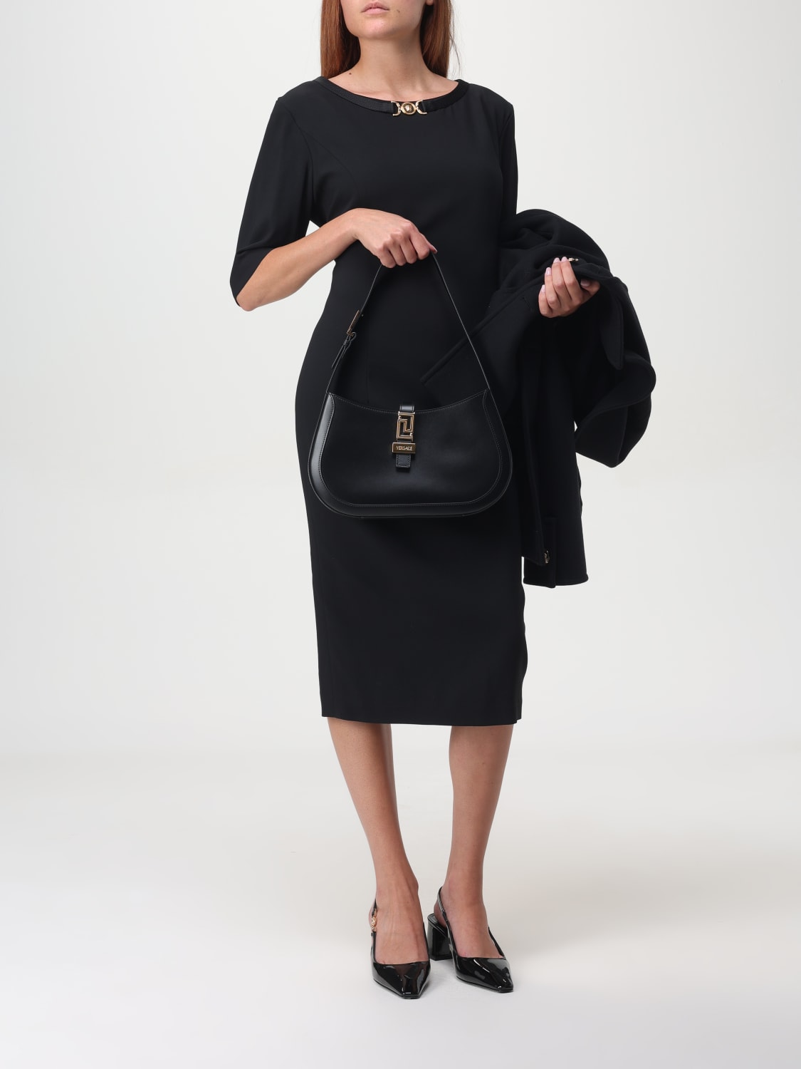 Giglio Borsa Greca Goddess Versace In Pelle