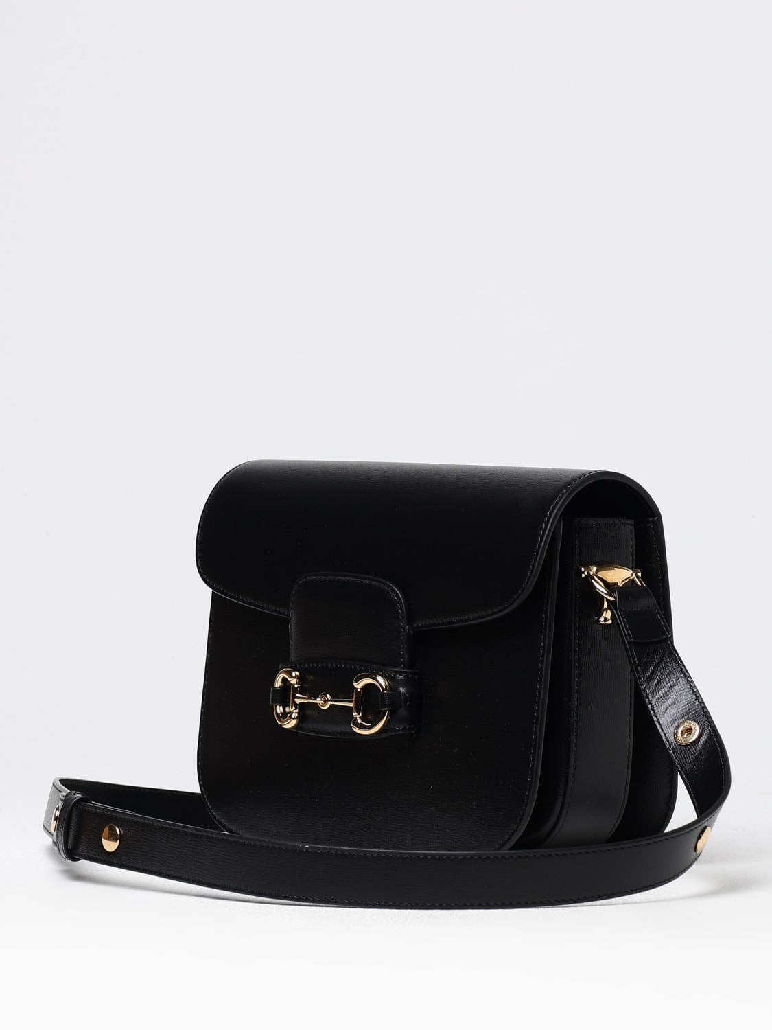 Giglio Borsa Horsebit 1955 Gucci In Pelle A Grana
