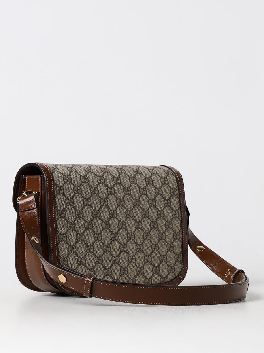 Giglio Borsa Horsebit Gucci In Tessuto GG Supreme