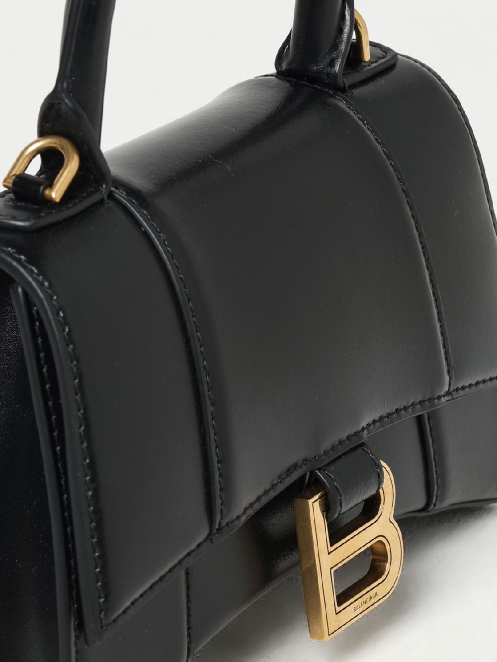 Giglio Borsa Hourglass Mini Balenciaga In Pelle