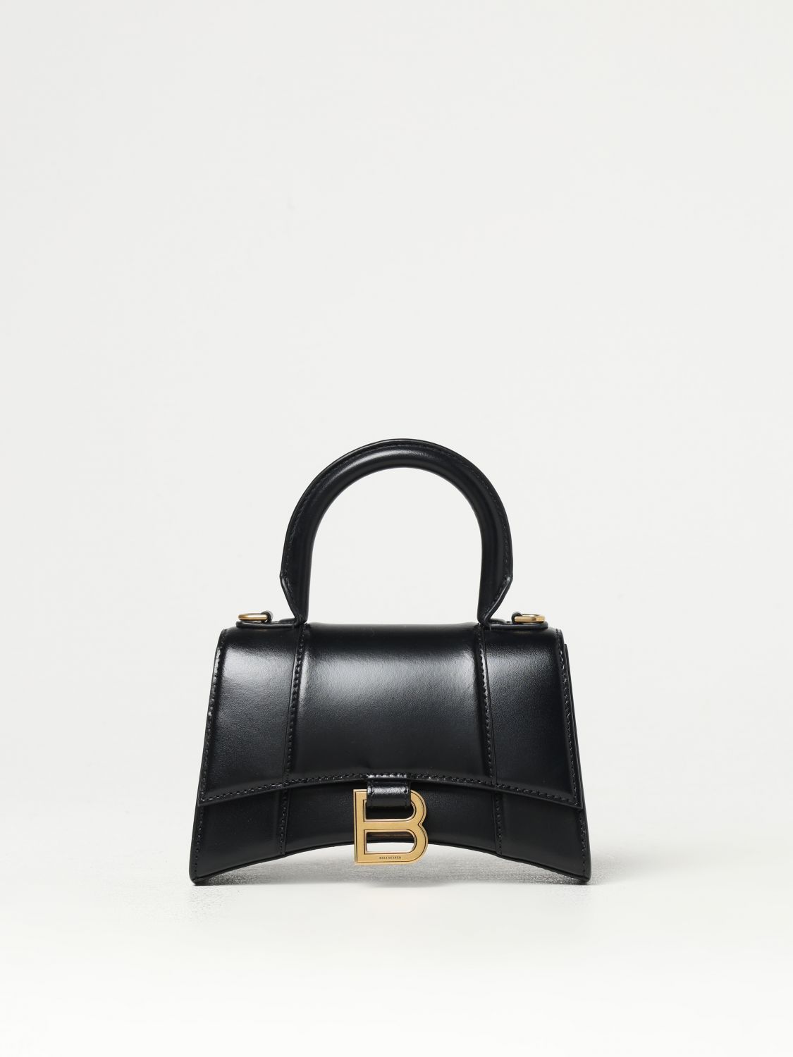 Giglio Borsa Hourglass Mini Balenciaga in pelle
