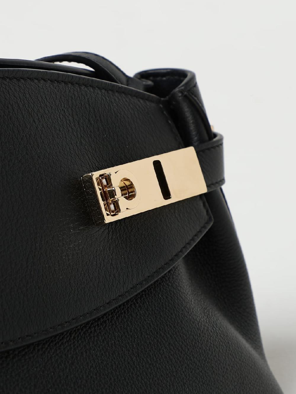 Giglio Borsa Hug Ferragamo In Pelle A Grana