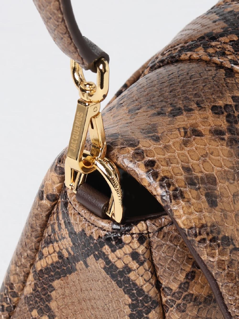 Giglio Borsa Jacquemus In Pelle Stampa Pitone