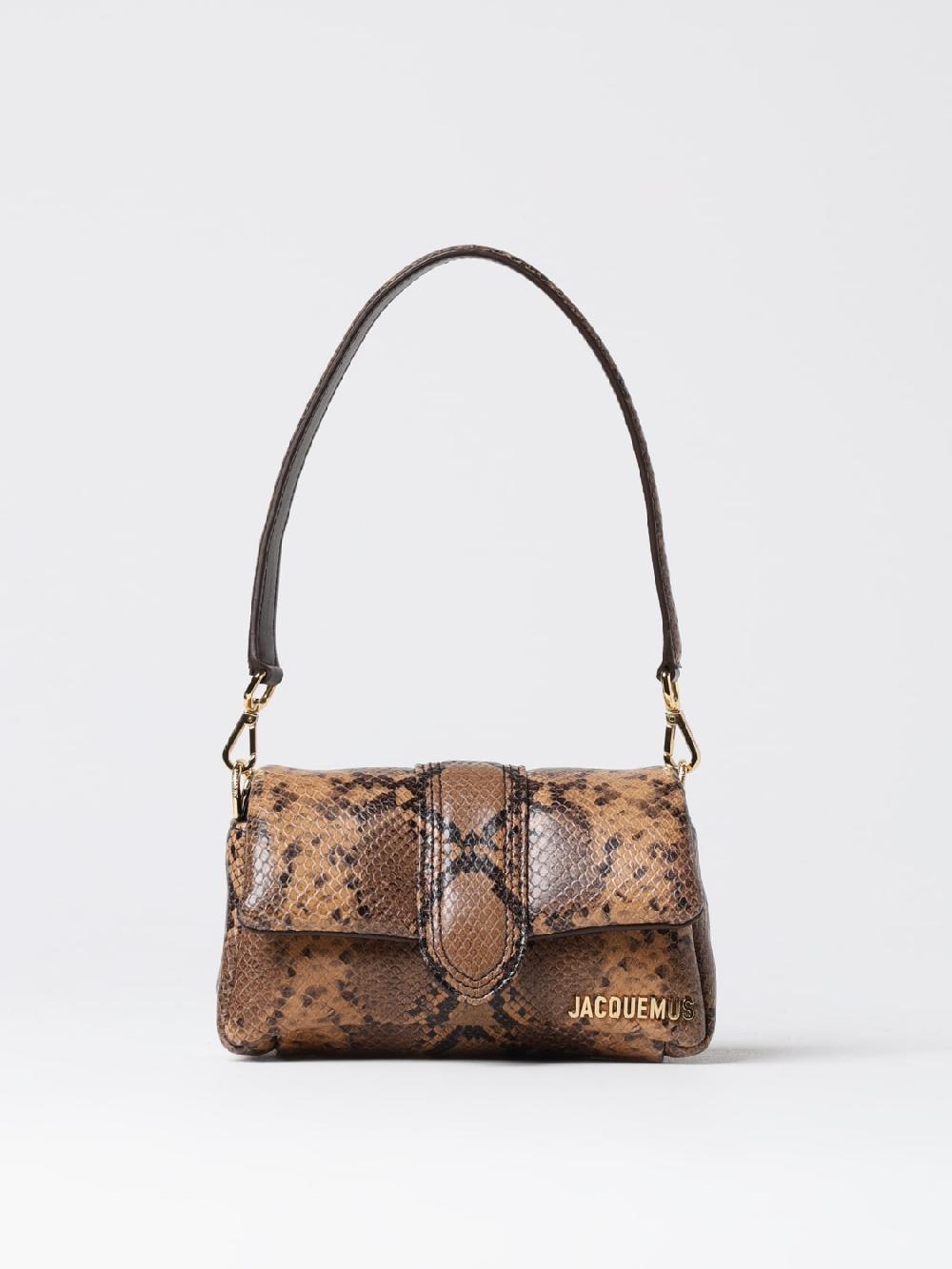 Giglio Borsa Jacquemus in pelle stampa pitone
