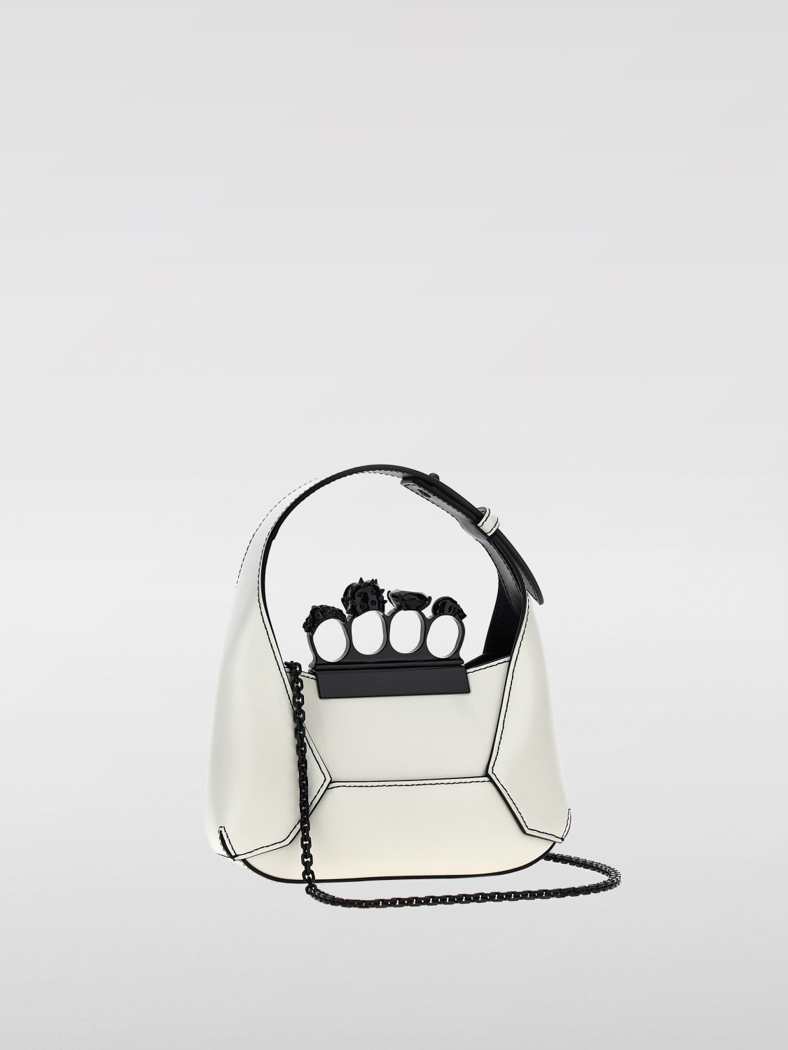 Giglio Borsa Jewelled Alexander McQueen In Pellev