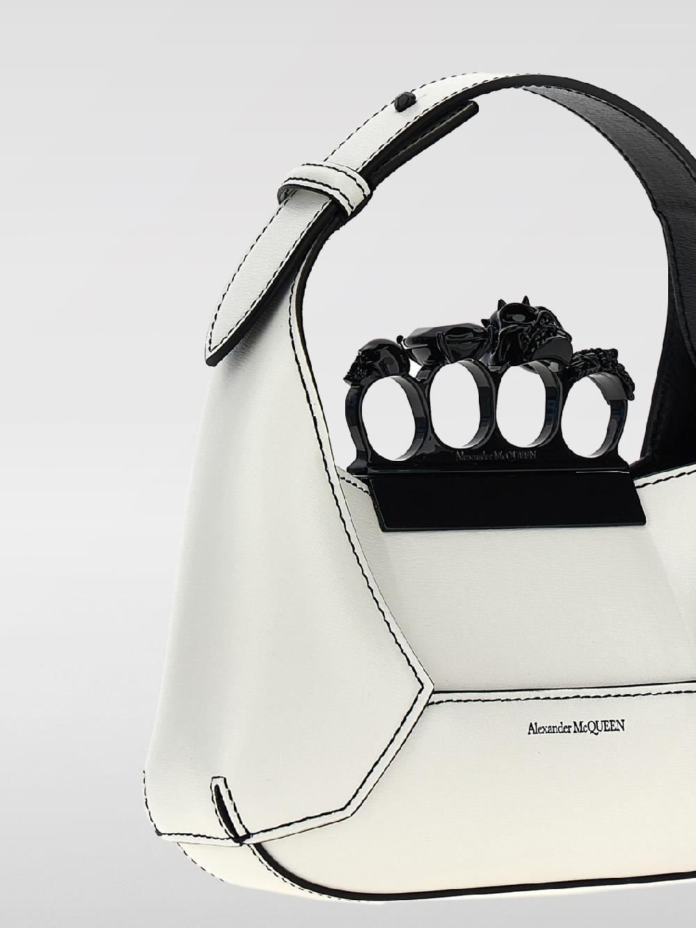Giglio Borsa Jewelled Alexander McQueen In Pellev