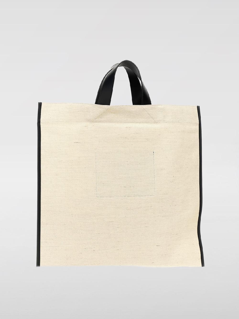 Giglio Borsa Jil Sander In Canvas E Pelle