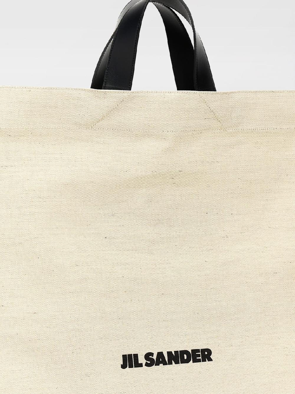 Giglio Borsa Jil Sander In Canvas E Pelle