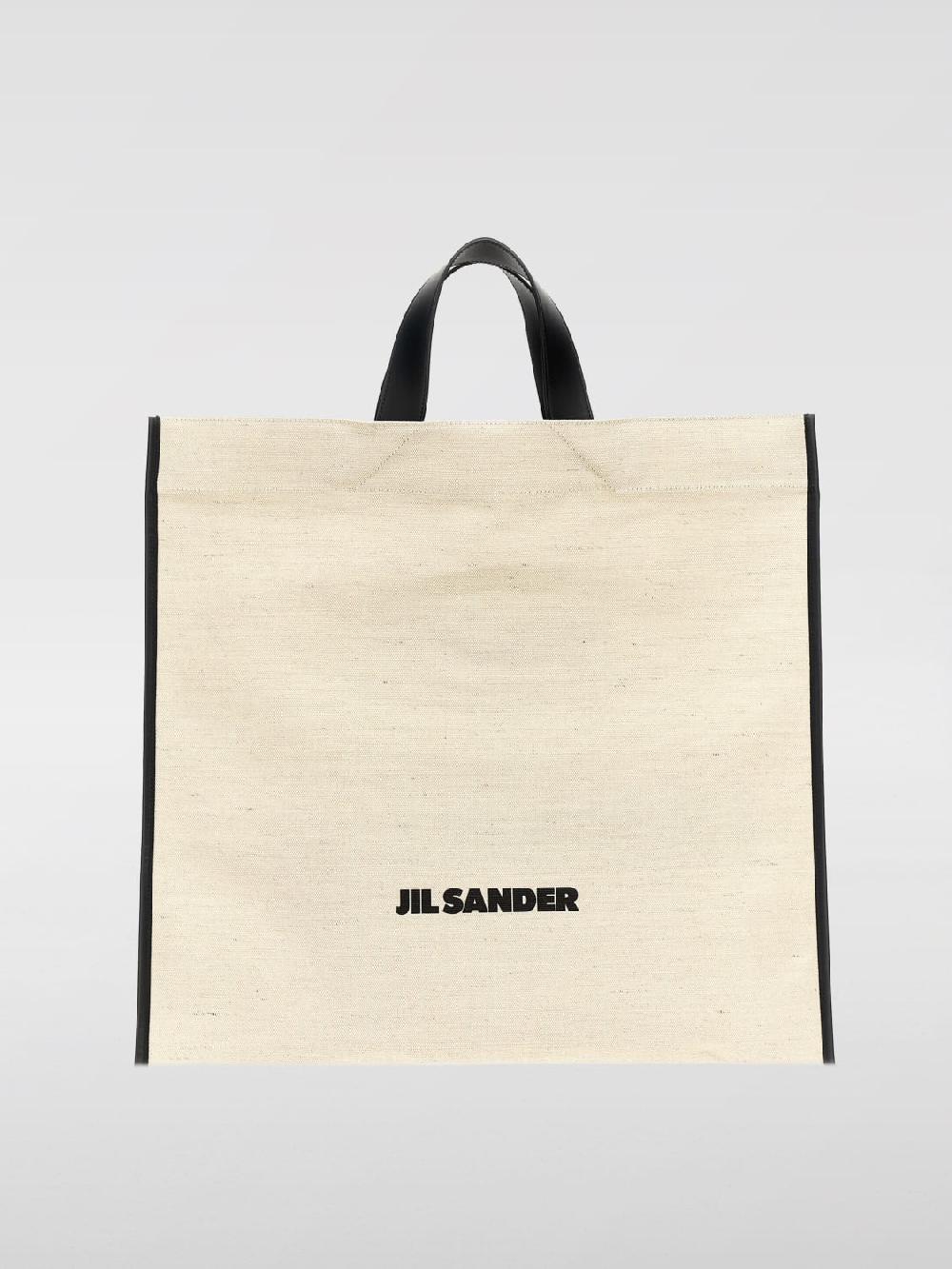 Giglio Borsa Jil Sander in canvas e pelle