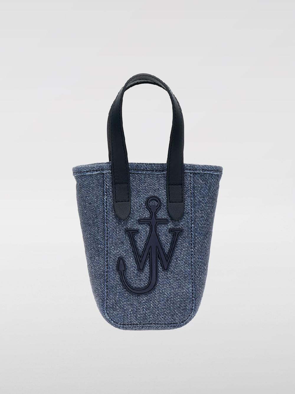 Giglio Borsa JW Anderson in denim e pelle