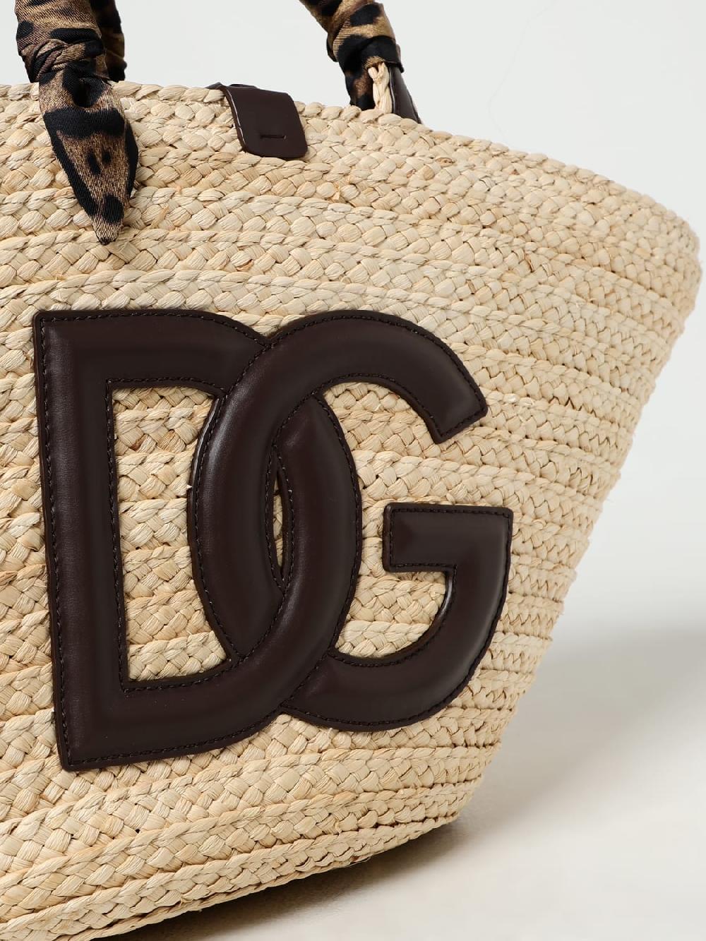 Giglio Borsa Kendra Dolce & Gabbana In Rafia