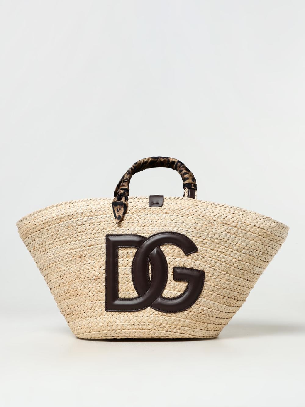 Giglio Borsa Kendra Dolce & Gabbana in rafia