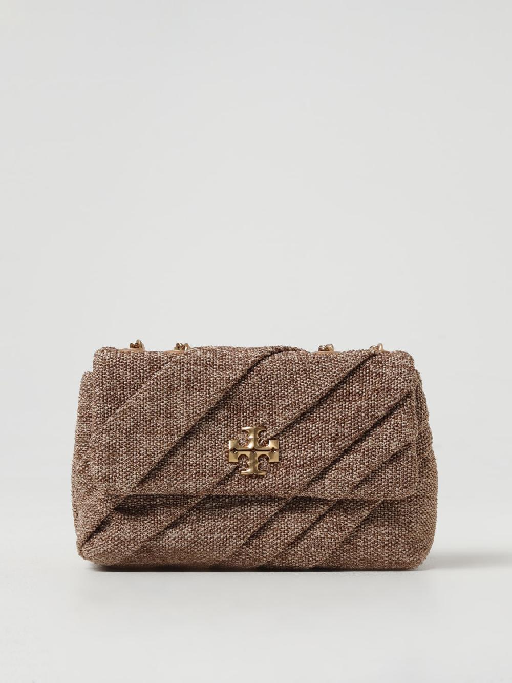 Giglio Borsa Kira Tory Burch in rafia drappeggiata