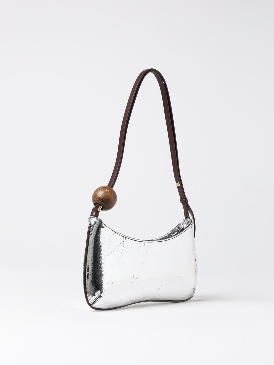 Giglio Borsa Le Bisou Jacquemus In Pelle Lamè