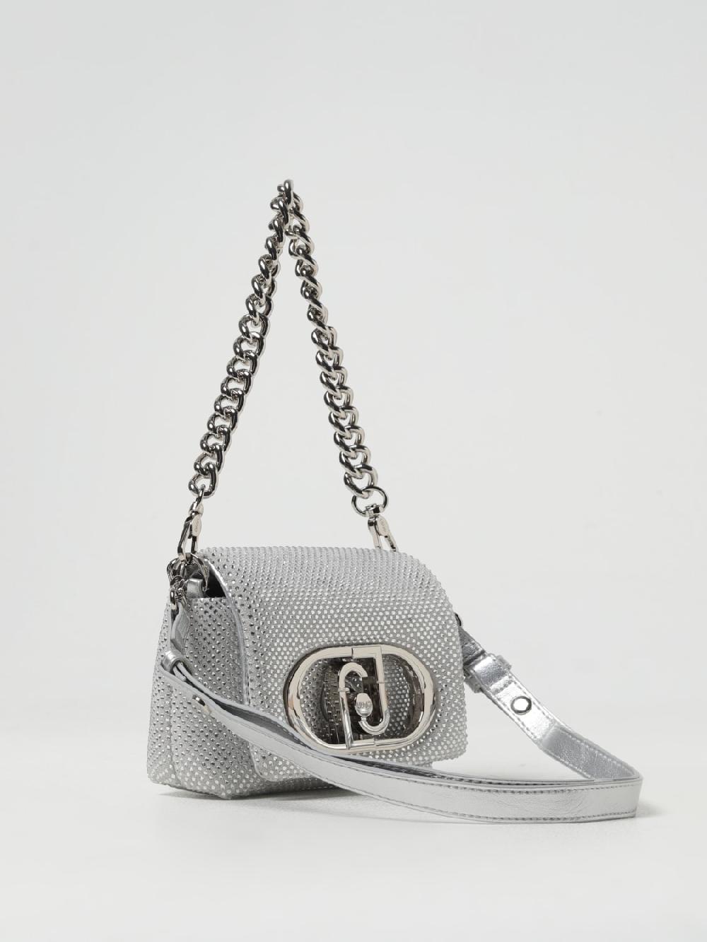 Giglio Borsa Liu Jo In Tessuto Con Strass All Over