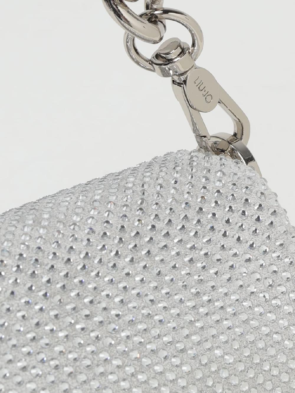 Giglio Borsa Liu Jo In Tessuto Con Strass All Over