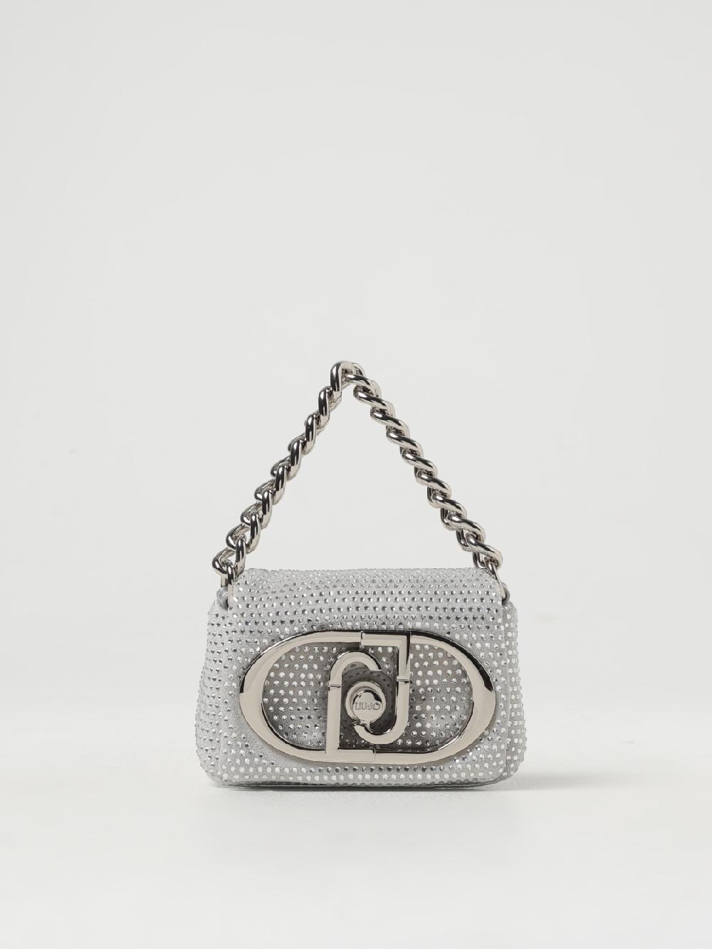 Giglio Borsa Liu Jo in tessuto con strass all over