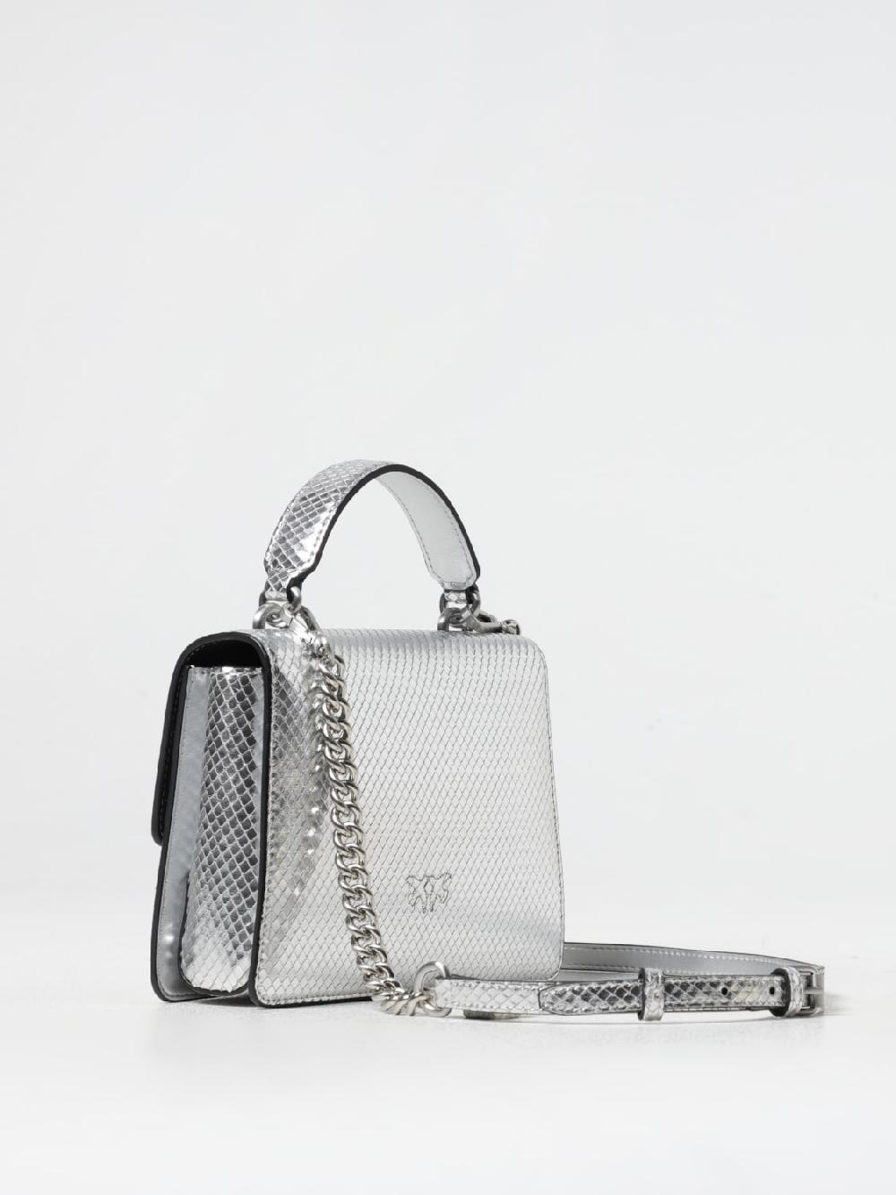 Giglio Borsa Love One Mini Pinko In Pelle Laminata