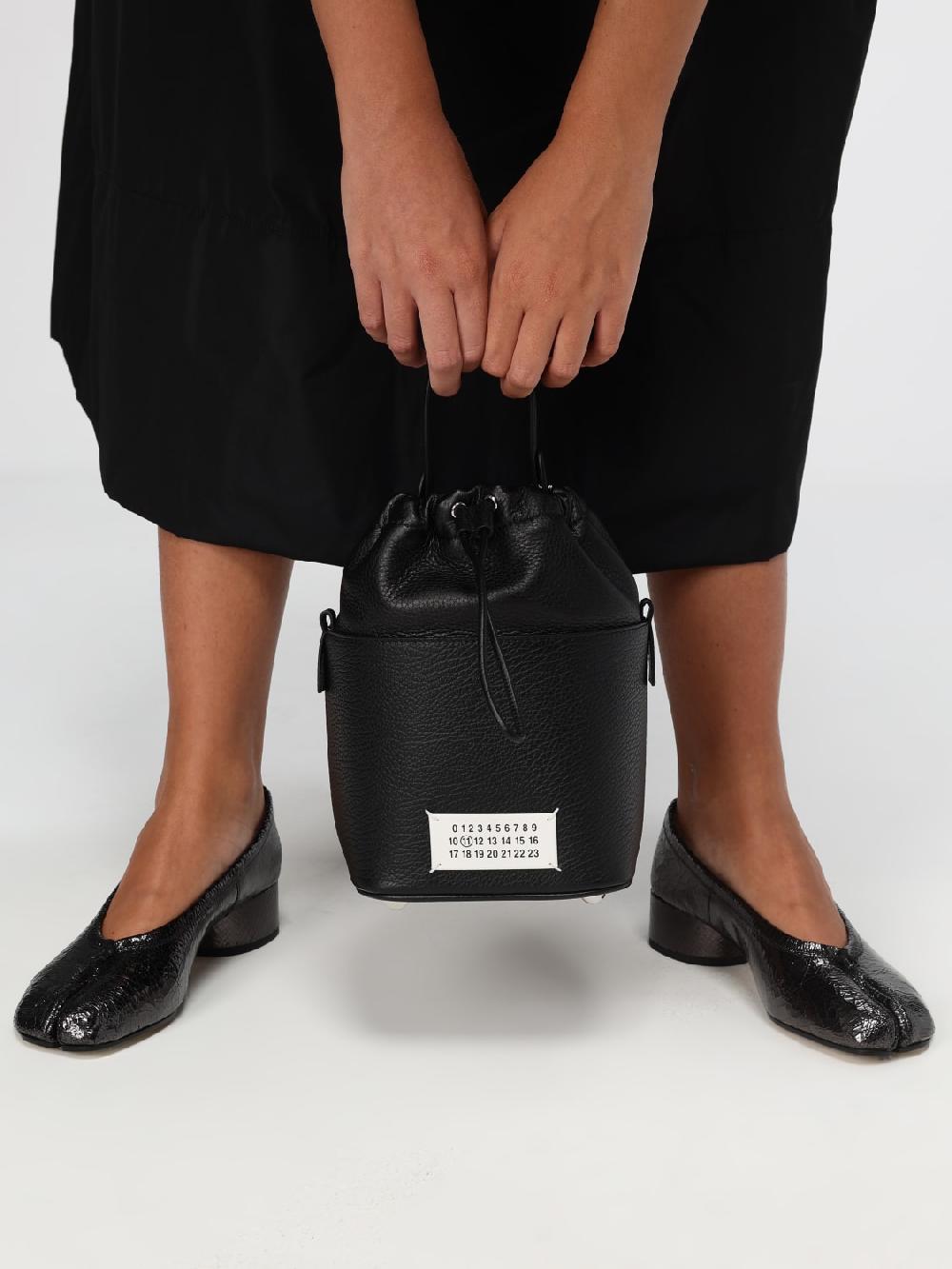 Giglio Borsa Maison Margiela In Pelle A Grana