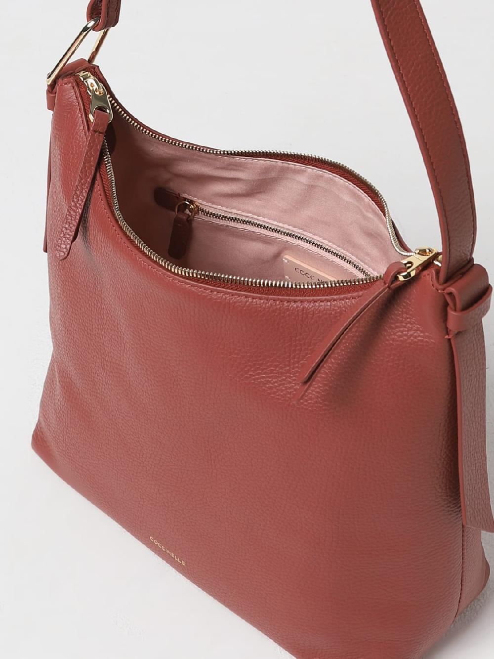 Giglio Borsa Malory Coccinelle In Pelle A Grana