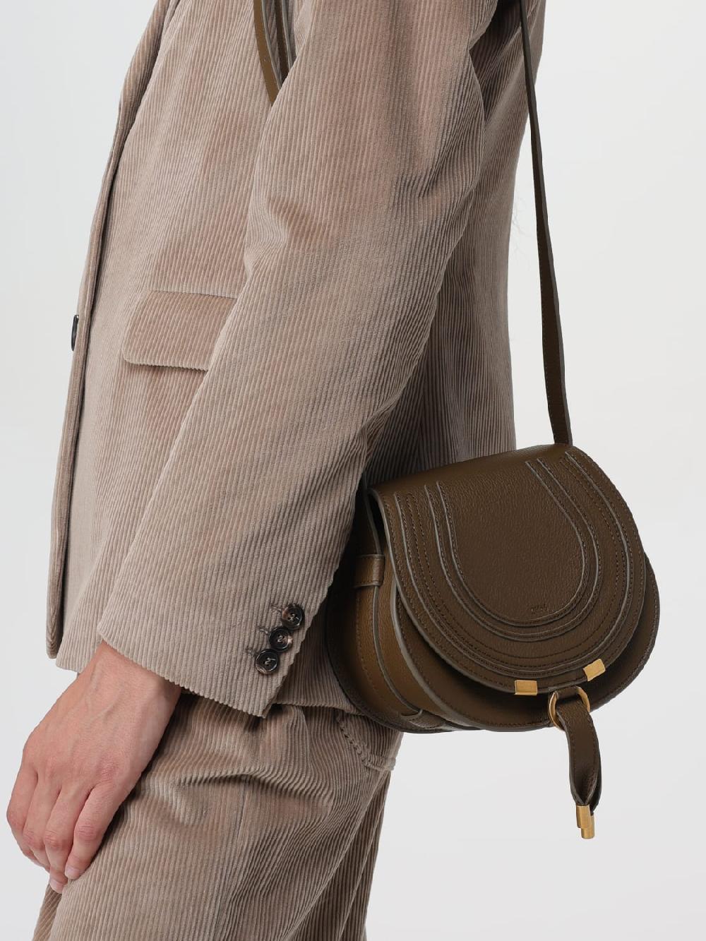 Giglio Borsa Marcie Chloè In Pelle A Grana