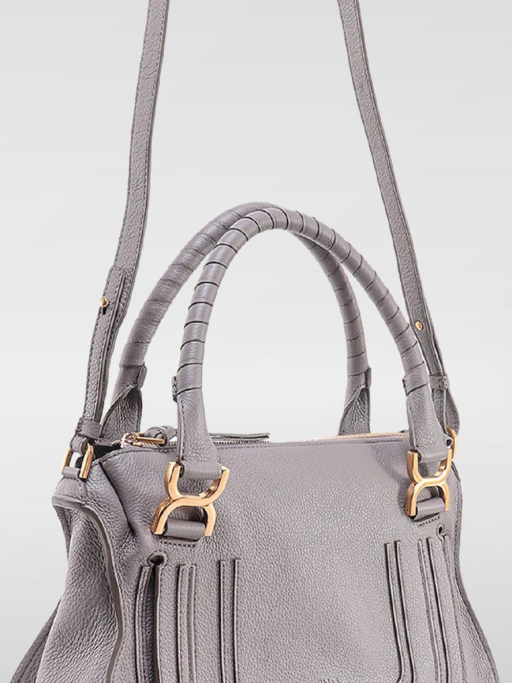 Giglio Borsa Marcie Chloè In Pelle A Grana