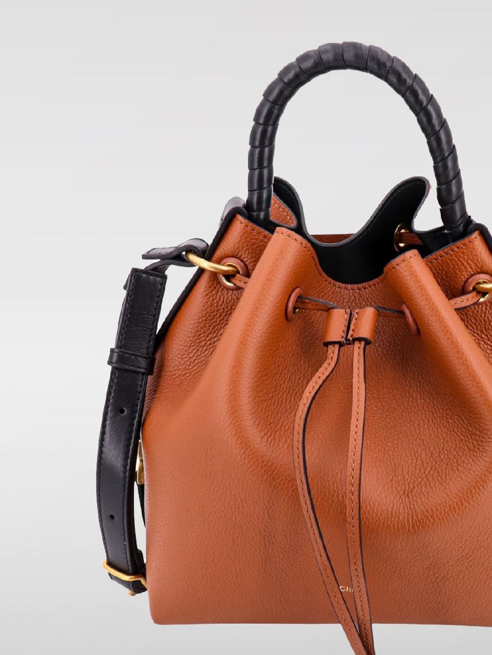 Giglio Borsa Marcie Chloè In Pelle A Grana